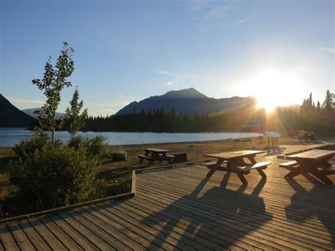 Kathleen Lake Campingplatz Kluane National Park Yukon Kanada