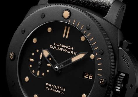 Мужские часы Luminor Submersible 1950 3 Days Automatic Ceramica