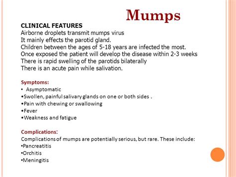 Mumps And Orchitis Mumps Complications Nhs