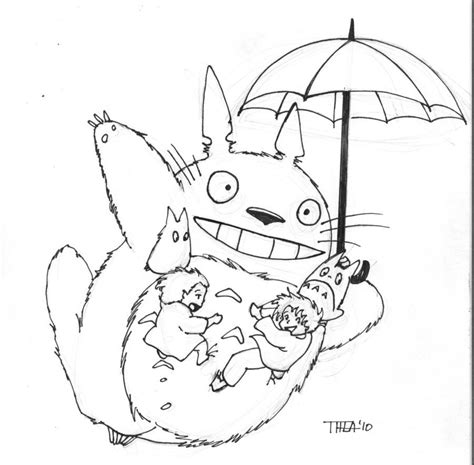 See more ideas about studio ghibli, ghibli, coloring pages. Totoro colouring page | Coloring books