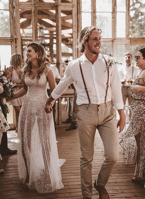 Dreamy Neutral Wedding In Jervis Bay Australia Inspired By This Wedding Groomsmen Attire