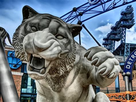 Comerica Park Tiger Statue Photograph By Ryan Wright Pixels