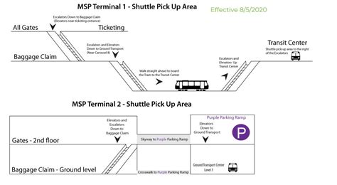 Msp Airport Parking Map