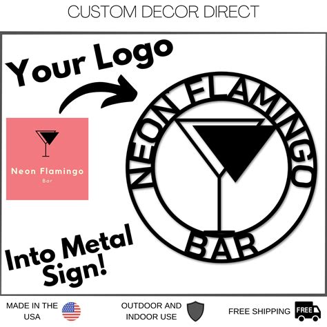 Custom Logo Sign Your Logo Metal Sign Business Logo Sign Etsy Logo
