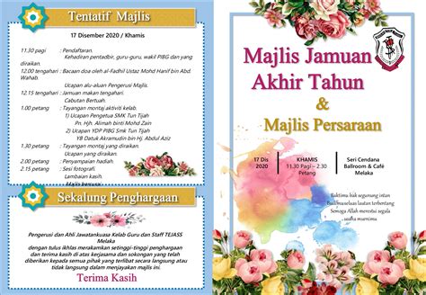 Doa Jamuan Akhir Tahun Guru