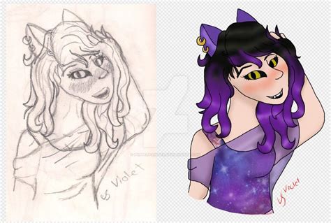 My New Wolfhuman Oc Violet By Puppetpainter On Deviantart