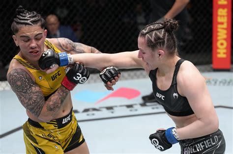 Ufc Vegas Results Erin Blanchfield Shocks Jessica Andrade With Second Round Submission Win