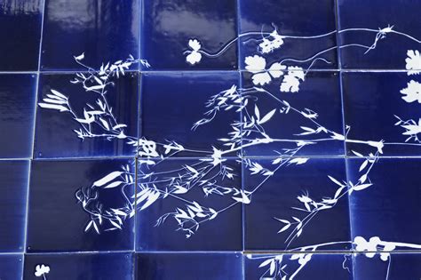 Botanical Tile Bathroom For Notting Hill House — Botanicals By Glithero