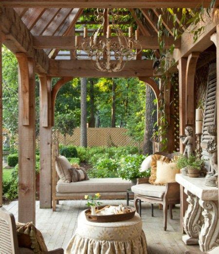 The Perfect Pergola Country Patio French Country Decorating Country