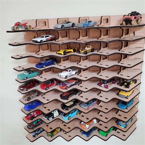 Toy Car Storage Shelf Display Hot Wheels Disney Diecast Cars Truck