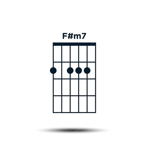Premium Vector Fm7 Basic Guitar Chord Chart Icon Vector Template