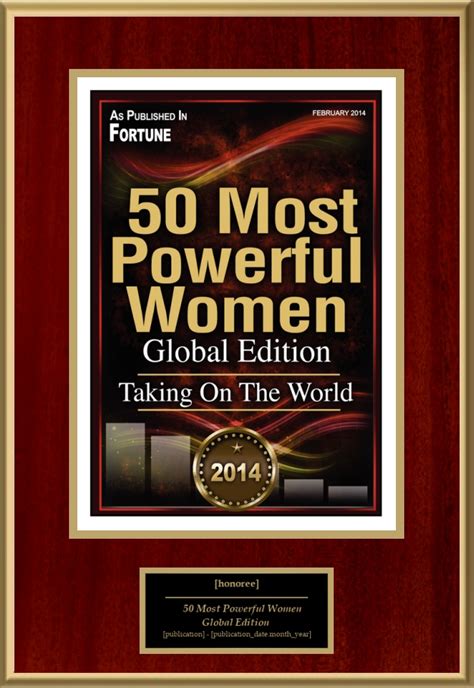 50 Most Powerful Women Global Edition American Registry