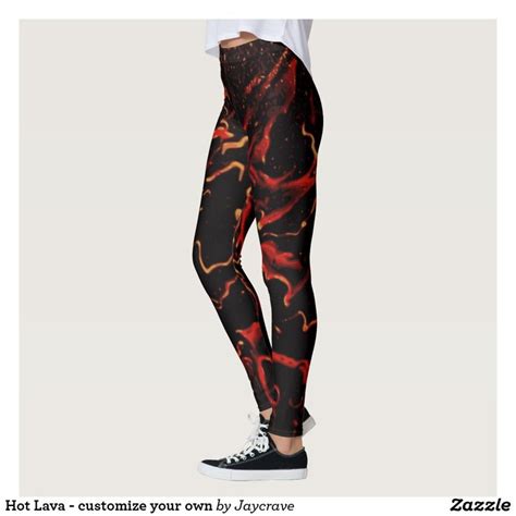 Hot Lava Customize Your Own Leggings Zazzle Fashion Streetwear