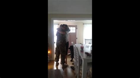 Son Surprises Mom From The Army Youtube