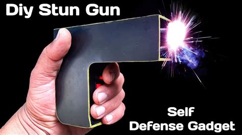 Stun Gun How To Make Rechargeable Powerful Stun Gun Homemade Self