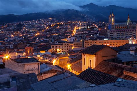 Thinkstockphotos 179358162quito Old Town At Night Travel Beyond