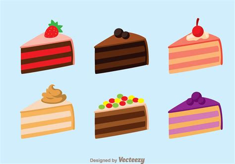 Cake Slice Isolated 96069 Vector Art At Vecteezy