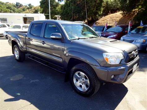 System effectiveness depends on many factors, such as speed, size and position of pedestrian and weather, light and road conditions. Used 2014 Toyota Tacoma PreRunner Double Cab Long Bed V6 ...