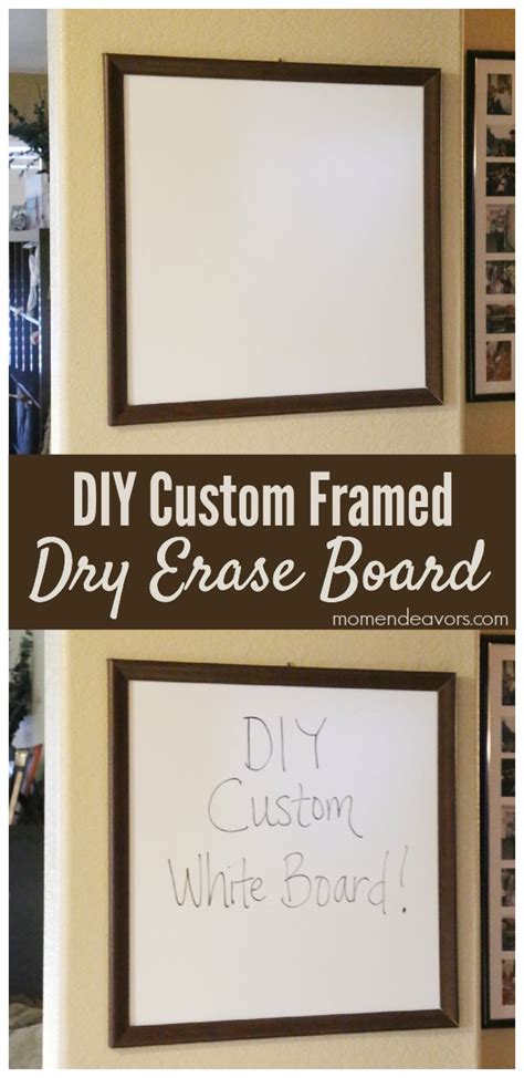Diy Custom Framed Dry Erase Board