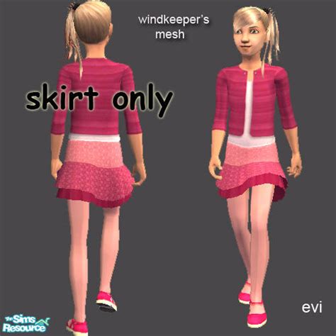 The Sims Resource Evis Tops And Skirts Skirt 5
