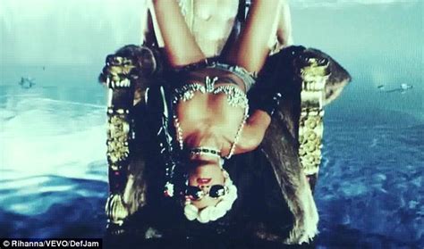 Rihanna Tries To Outdo Miley Cyrus In Behind The Scenes Clip Of Raunchy