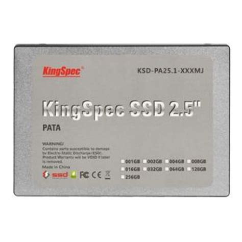 256gb Kingspec 25 Inch Pataide Ssd Solid State Disk Mlc