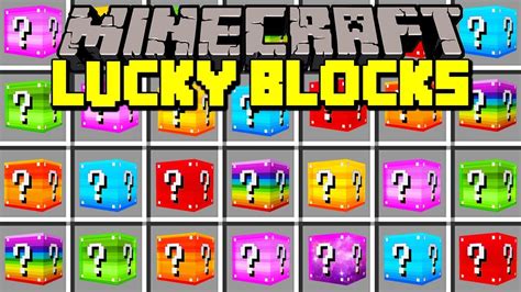 Minecraft Lucky Block Mod 1000 New Overpowered Items Mobs And More
