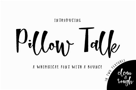 Pillow Talk Font ~ Script Fonts ~ Creative Market
