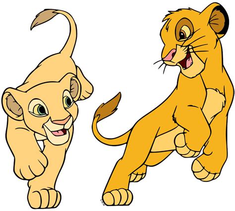 Simba And Nala Clip Art Images Disney Clip Art Galore