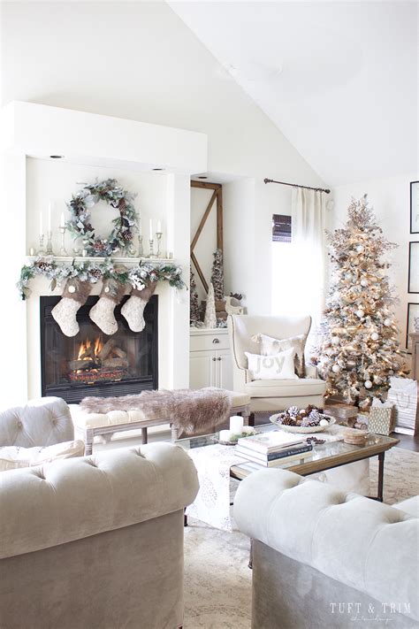 See more ideas about decor, rustic chic decor, home. Holiday Tour Part 1: Rustic Chic Christmas Decor - Tuft & Trim