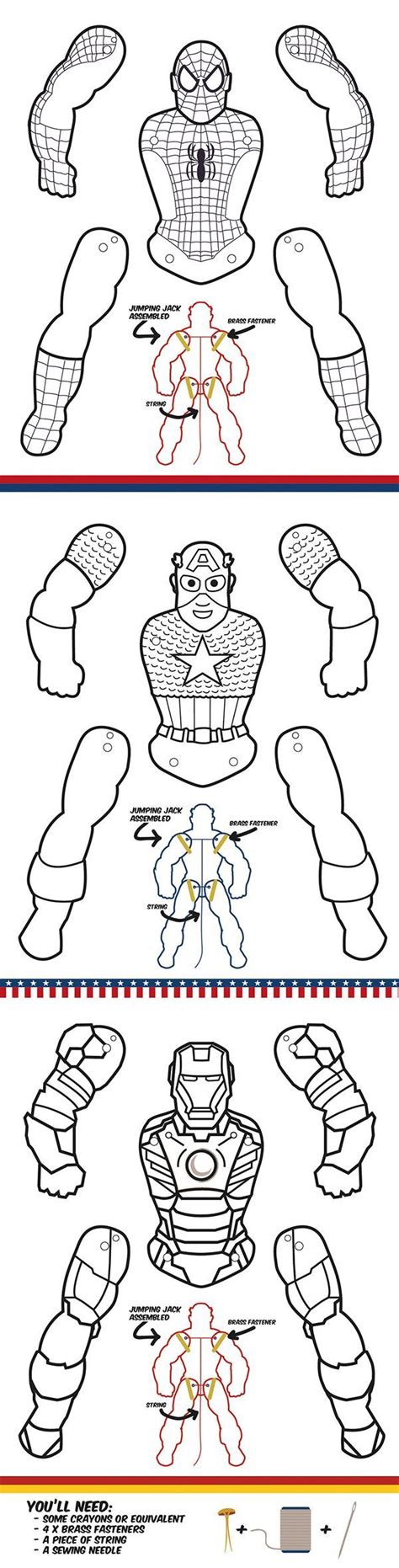 You don't need to spend any money creating the coloring pages either, as the process can be completed using free software such as gimp or free online services such as pixlr and ipiccy. Superhero Jumping Jacks - Coloring edition | Create your own superhero, Hero crafts, Coloring pages
