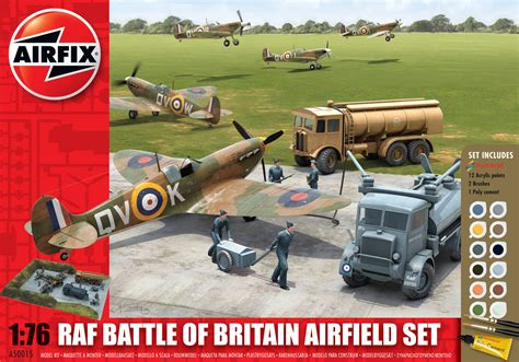 Airfix Kitset T Sets Raf Battle Of Britain Airfield Diorama Set