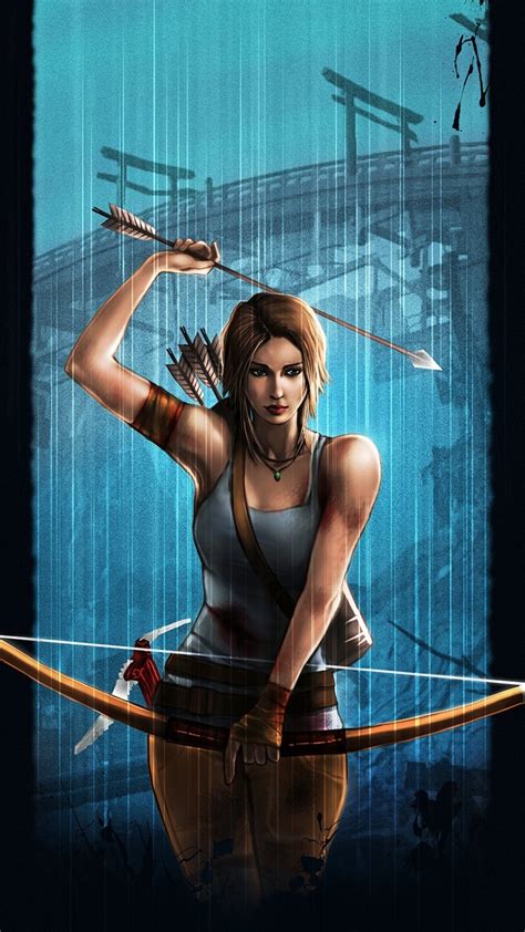 Lara Croft Phone Wallpaper