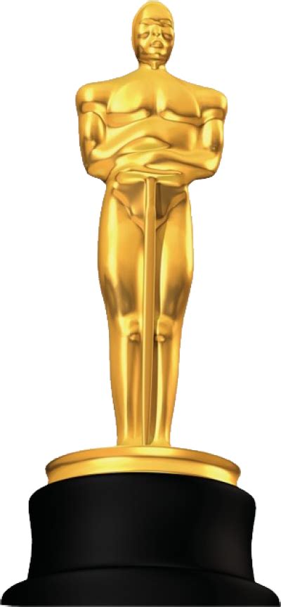 Academy Award Statue Png Oscar Trophy Png Transparent Clip Art Library