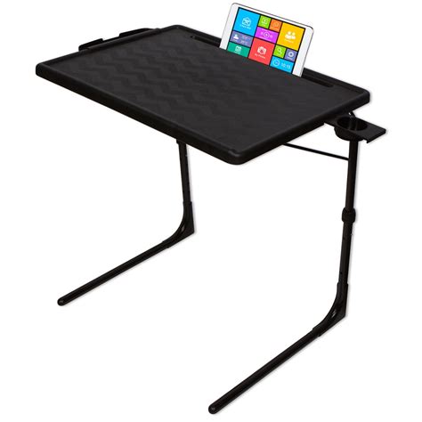Table Mate Xl Pro Tv Tray Extra Large Folding Table Black