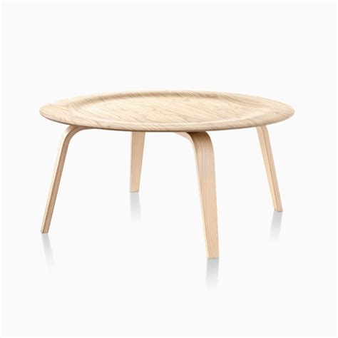 Eames® Molded Plywood Coffee Table Wood Base — Charles And Ray Eames