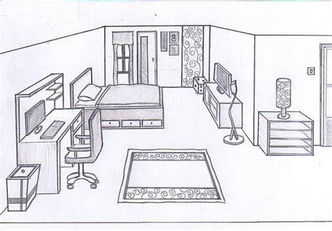 Bedroom Sketch 10 By Cornerart On Deviantart