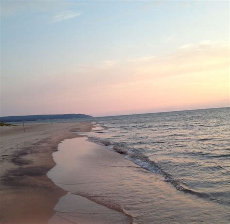Nothing Like Walking A Traverse City Beach In The Setting Summer Sun