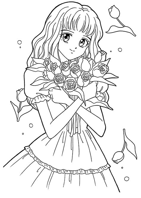 Meiko From Marmalade Boy Coloring Pages For Kids Printable Free Cute