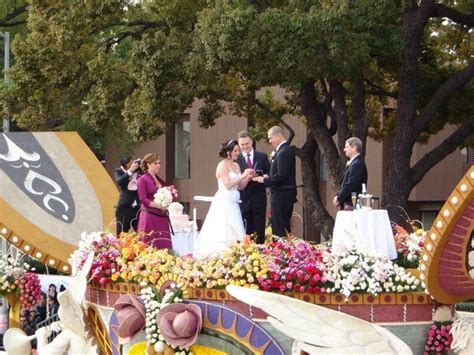 Couple Gets Married At The Rose Parade Bridalguide