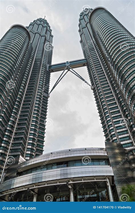 A Skybridge Connects The Two Towers Observation Deck Of Petronas Twin