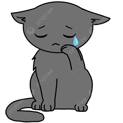 Sad Kitten Clipart