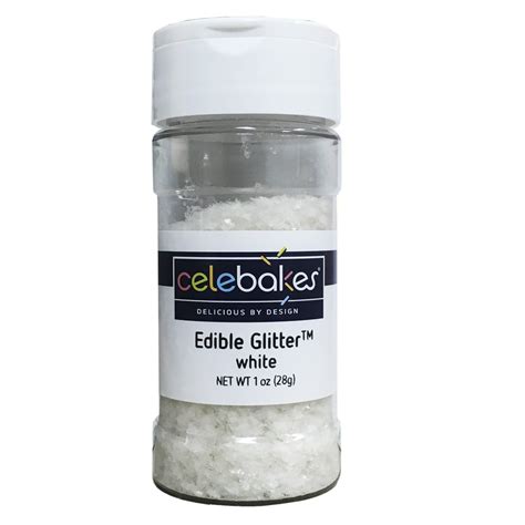 White Edible Glitter High Quality Great Tasting Baking Products And
