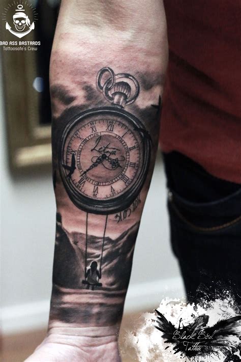 Simple Clock Tattoo Designs For Men Best Tattoo Ideas
