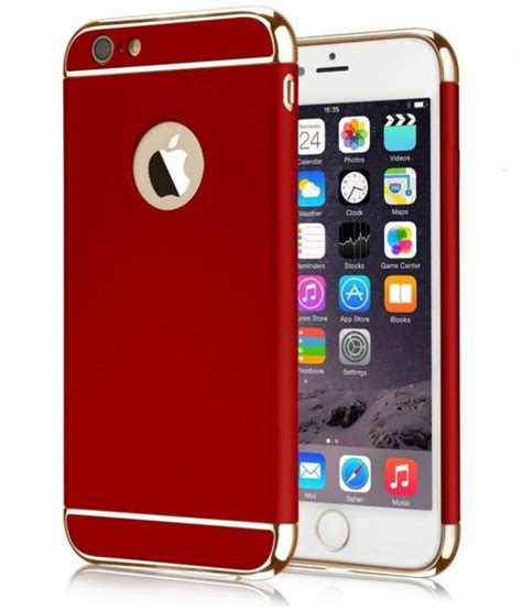 Apple Iphone 8 Plus Plain Cases Sss Red Plain Back
