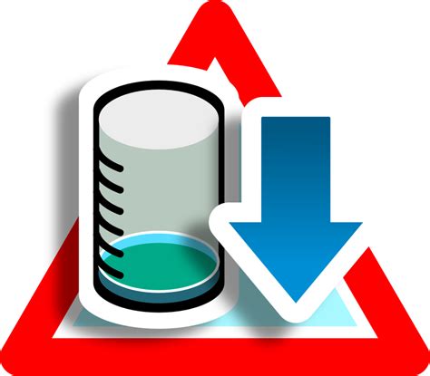 Warning Low Level Icon Openclipart