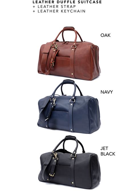 The World S First Duffle Suitcase Premium Bag 19 Features Bags Duffle Leather Weekender
