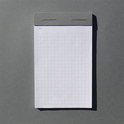 Small Notepad Simple Square Grid Grid Notepad Minimal Etsy