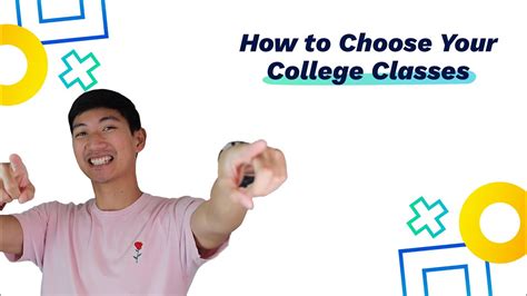 How To Choose Your College Classes Youtube