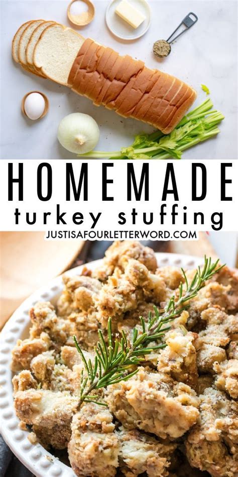 This Easy Homemade Turkey Stuffing Recipe For The Holidays Is A Classic